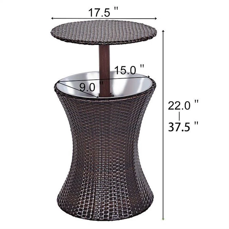 Cooler bar table 7-6