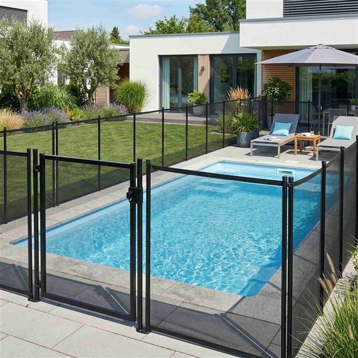 Durable Mesh Tension Pool Fence