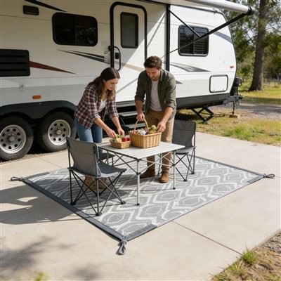 Waterproof Recyclable PP Mat For RV And Camping Waterproof Recyclable PP Mat For RV And Camping